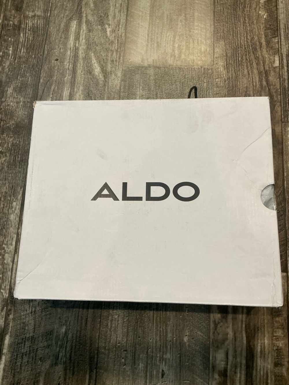 Aldo Glossy Mid-Calf Block Heel Boots in Chestnut Pink Size 6.5 - Picture 12 of 16
